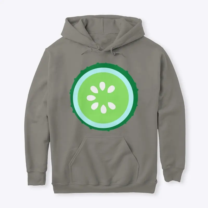 🥒 CUCUMBER SLICE Clay Hoodie