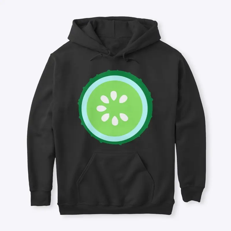 🥒 SLICE of LIFE Black Hoodie